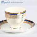 260ml Plain Design Gold Rim Fine Bone China Kaffeetassen Keramik, Hot Verkauf Kaffeetasse Custom